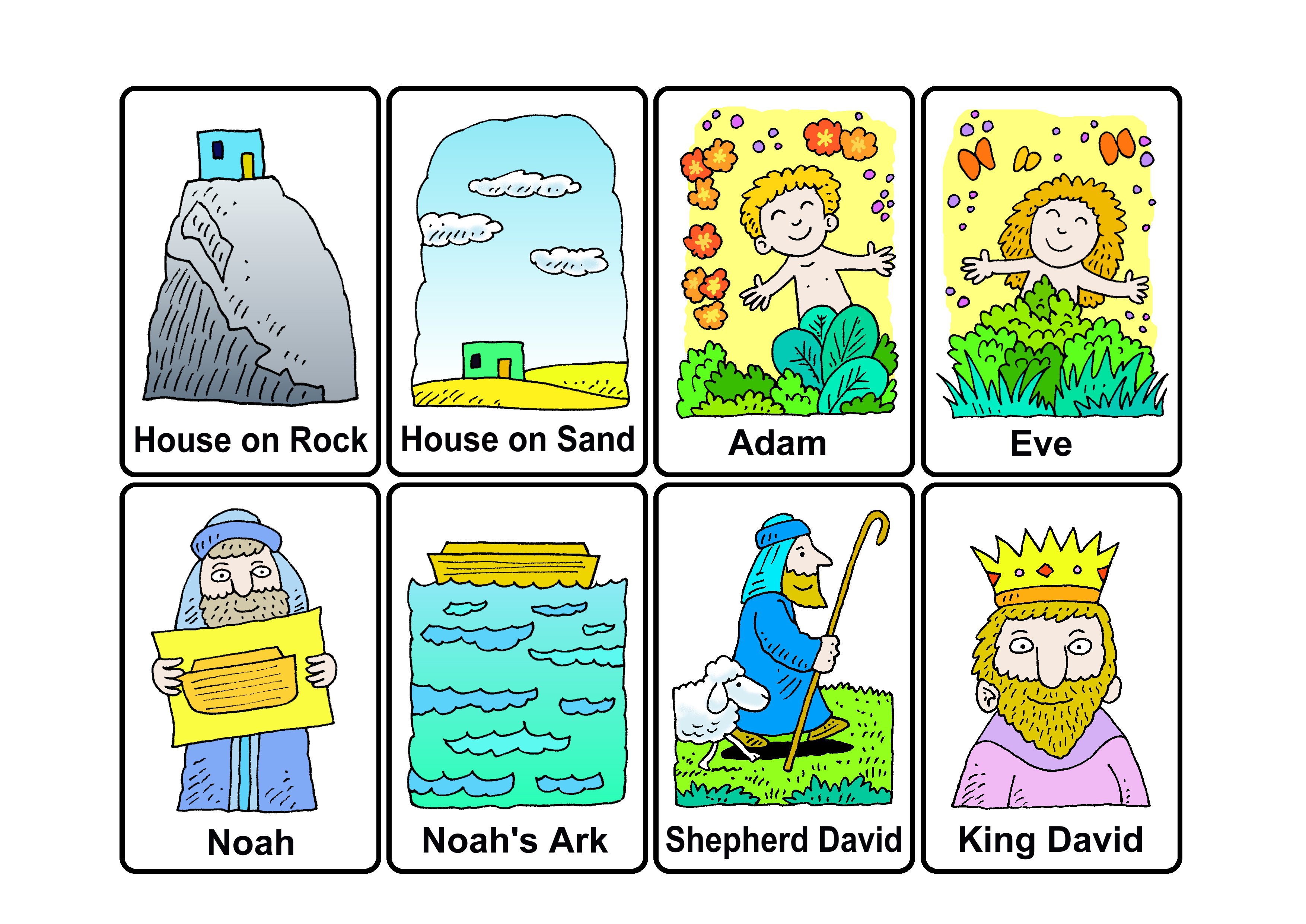 Bible/Bible Matching Cards: Richard Gunther – free Christian resources